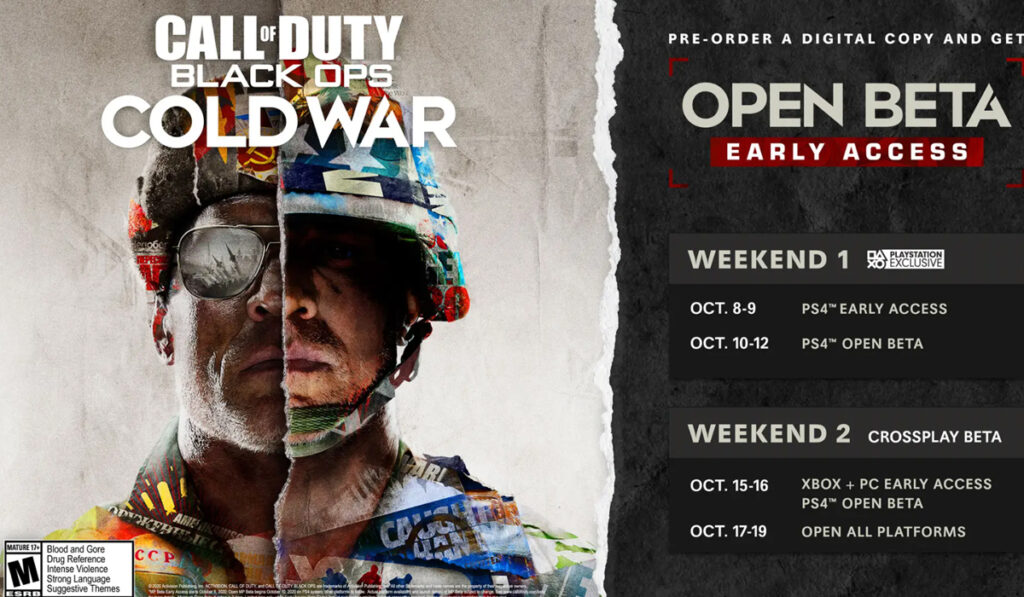 Dates Et Calendrier De La B Ta Ouverte De Call Of Duty Black Ops Cold War