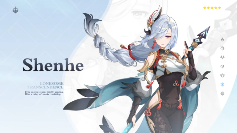 Genshin Impact Shenhe date de sortie capacités acteurs de la voix