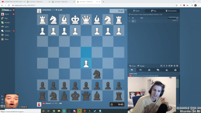 
Le streamer Twitch xQc est contrôlé par le jeu d'échecs lui donnant le rang de grand maître

