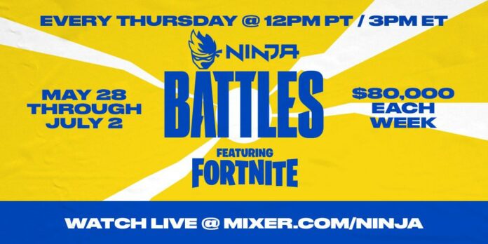 Ninja Battles, Ninja Fortnite tournament, Ninja battles format, Ninja battles schedule, ninja battles prize pool, how to watch ninja battles