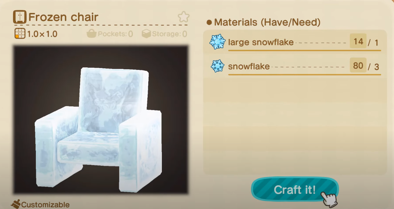 Perfect Snowman DIY Recipes - Chaise congelée