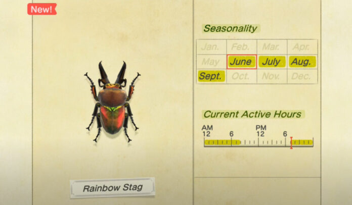 How to catch a Rainbow Stag in Animal Crossing New Horizons