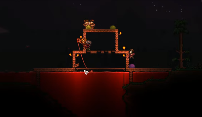Terraria Blood Moon Fishing: all items and enemies