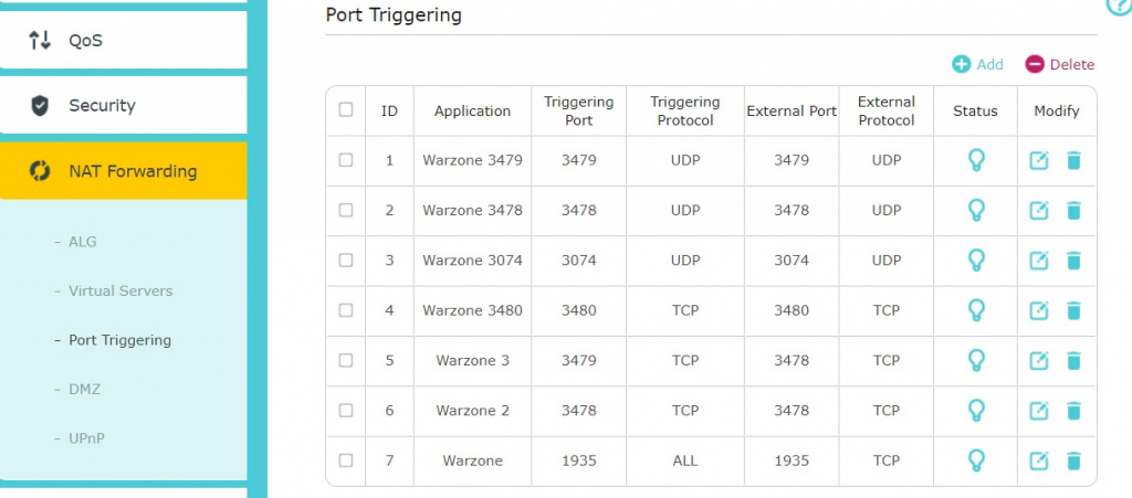 Warzone ne parvient pas à accéder aux services en ligne Erreur Comment réparer la redirection de port