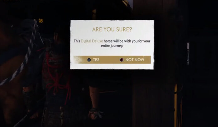 Comment obtenir votre cheval Digital Deluxe dans Ghost of Tsushima
