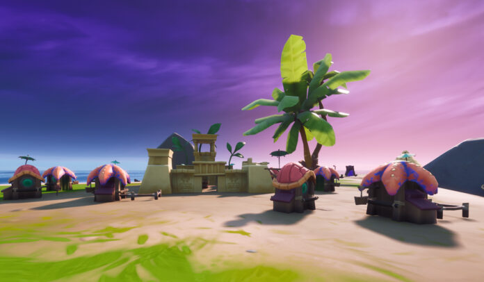 Sculpted Coral Kingdom Border Monuments Locations in Fortnite