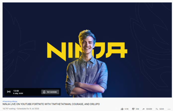 Ninja choisit le streaming sur YouTube pour le retour de Hero sur Twitch ...
