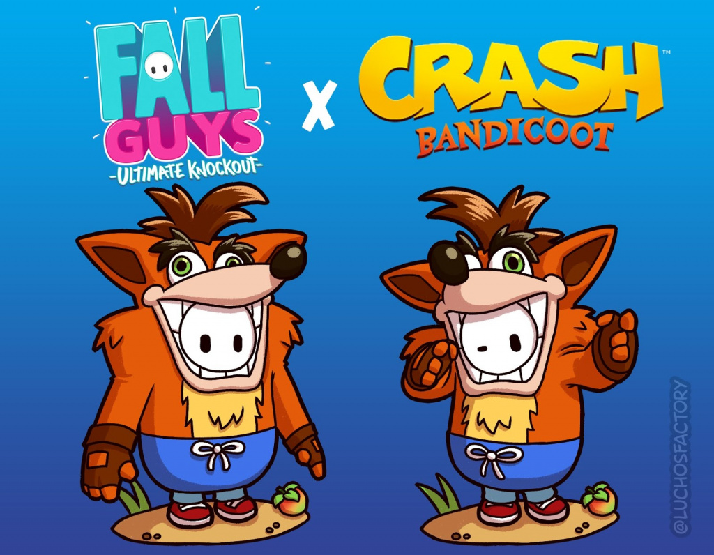 Skins pour les gars de Crash Bandicoot Fall