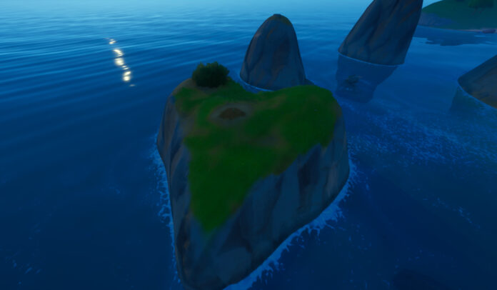 Plant a Seed on a Heart-Shaped Island as Groot in Fortnite