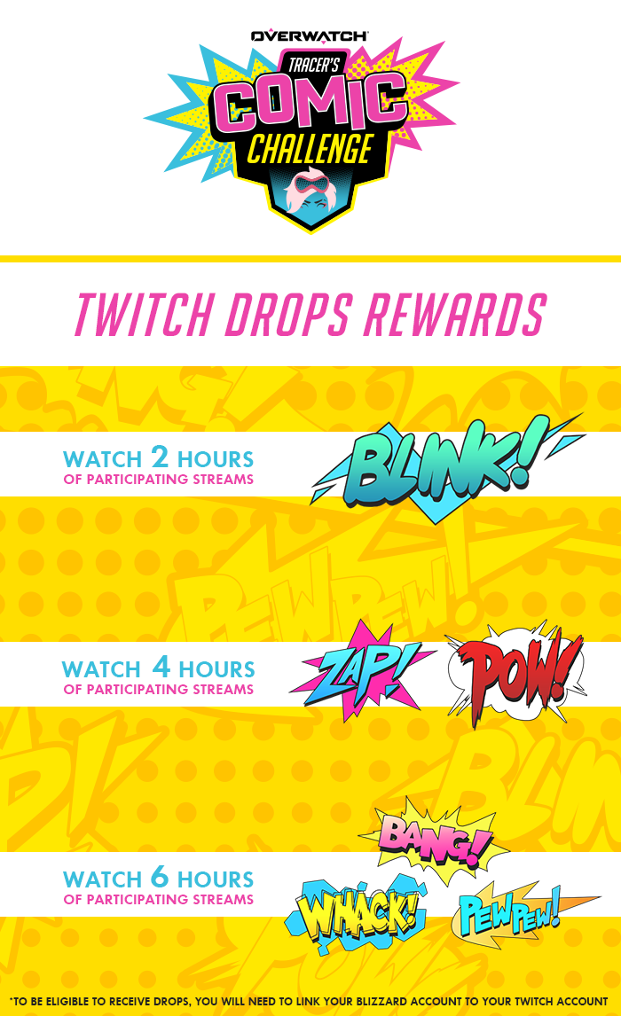 Tracer Comic Challenge Twitch Drops