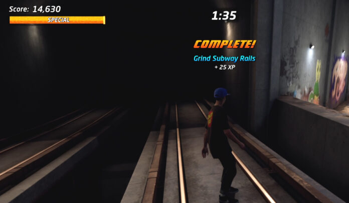 How to grind the Subway Rails in NY City in Tony Hawk