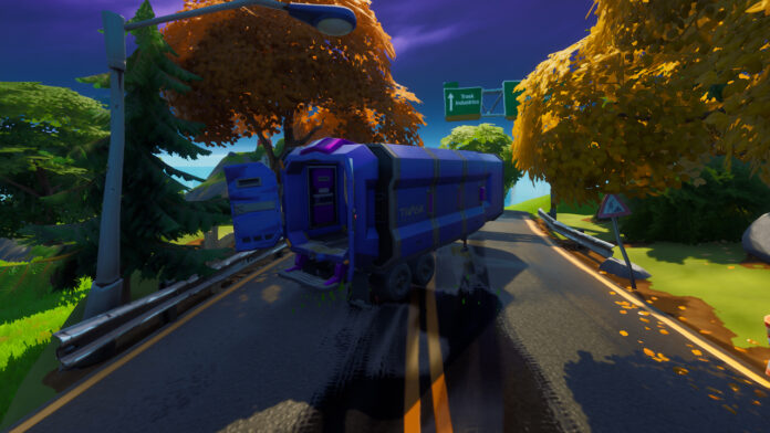Where to Locate a Trask Transport Truck in Fortnite