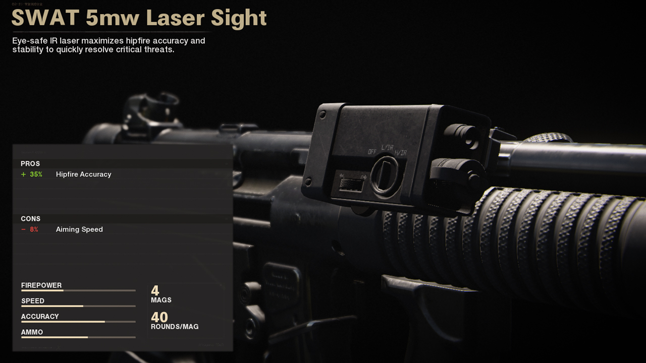Corps - Viseur laser SWAT 5mW