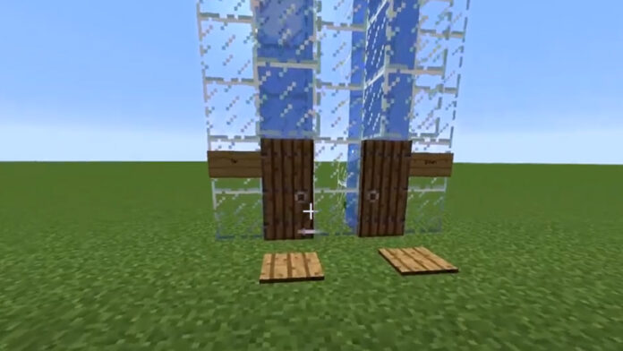 How to Craft a Simple Water Elevator in Minecraft