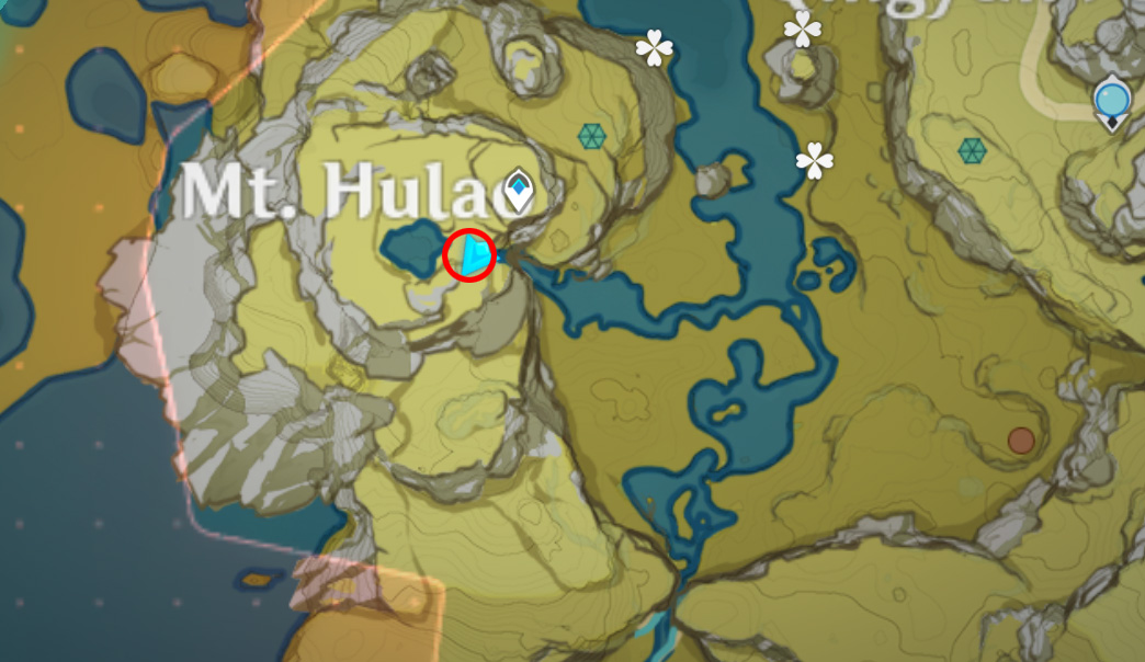 Où trouver des objets jaunes pour cinq bouffées de fortune à Genshin Impact - Mt Hula