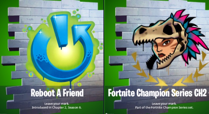 Les skins de cosmétiques Fortnite v16.10 regroupent des éléments enveloppant des emotes qui ont fui