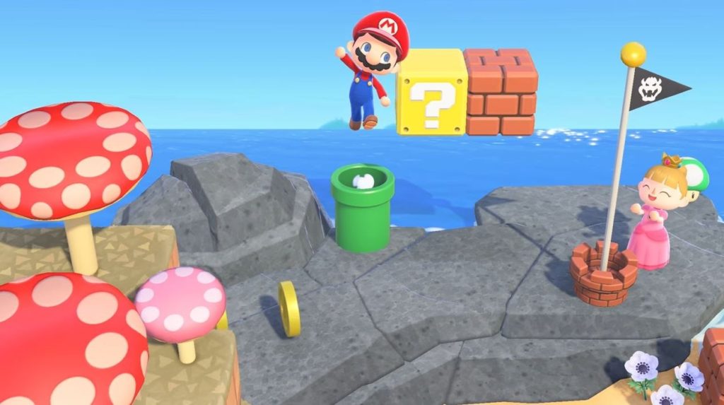 Comment obtenir des objets Mario dans Animal Crossing New Horizons