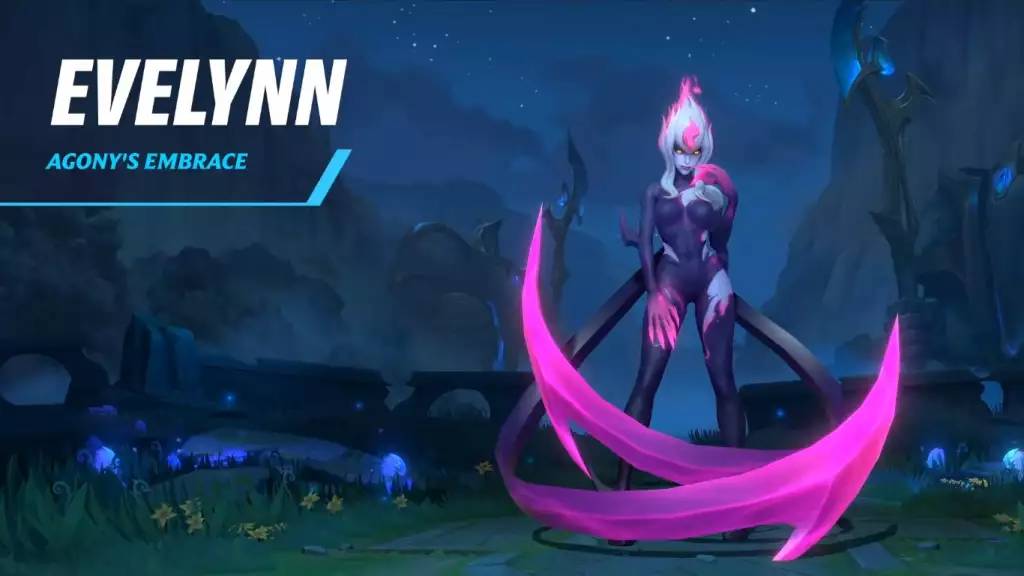 Evelynn pointe une faille sauvage