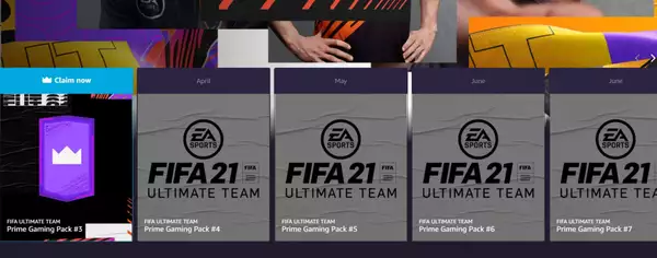 comment obtenir gratuitement FIFA 21 FUT FIFA Ultimate Team Pack Twitch Prime Gaming