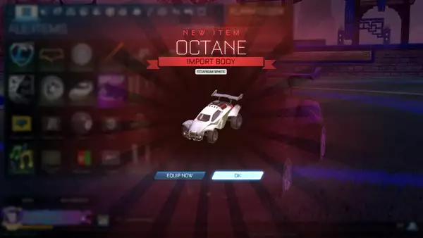 rocket league trade in update season 3 titane white octane non crate