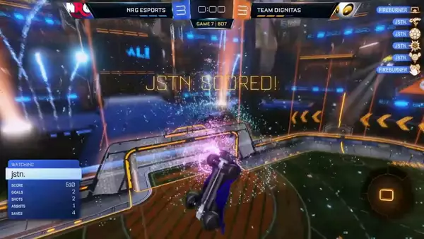 rocket league brésil règle 1 flick en sueur schtroumpf