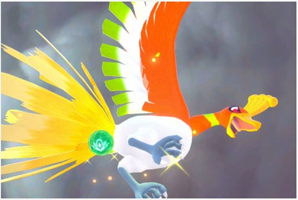 Où trouver tous les Pokémon légendaires dans New Pokémon Snap - Ho-Oh