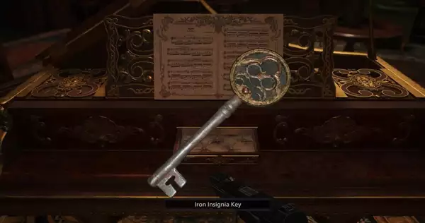 Resident Evil Village Piano Puzzle Comment compléter la solution Obtenir Iron Insignia Key