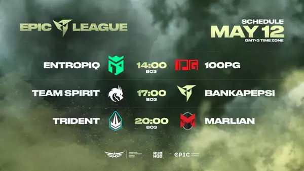 EPIC League CIS Spring 2021 Comment regarder le calendrier des équipes au format prize pool CS: GO RMR