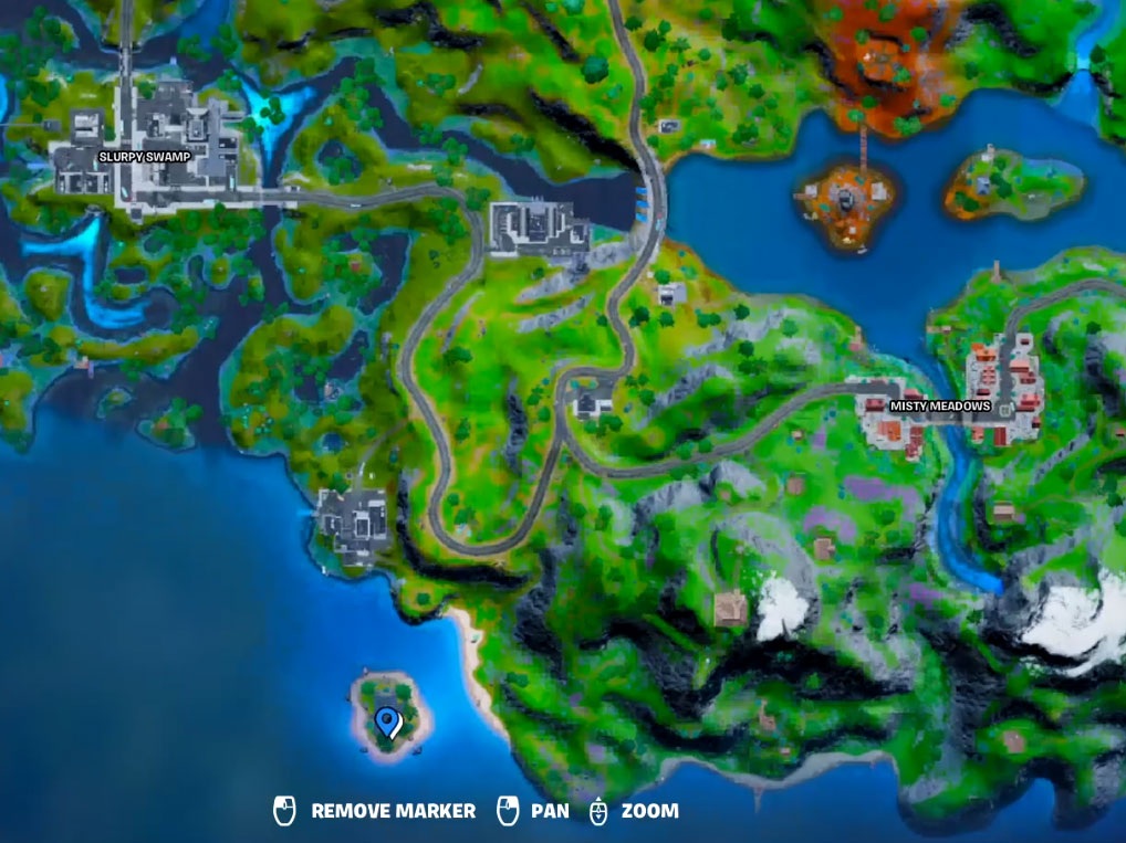 Où trouver Orelia dans Fortnite Chapter 2 Season 6 - Emplacement sur la carte