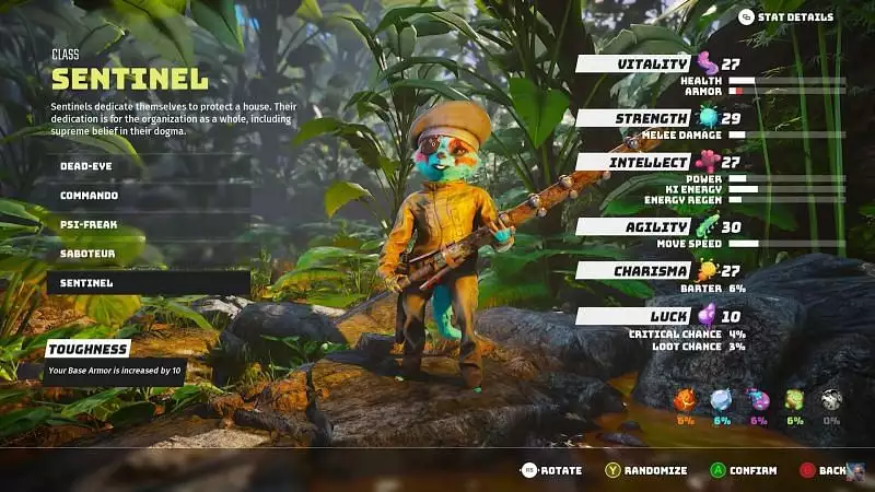 Guide des classes de biomutants Quelle classe est la meilleure pour les débutants sentinelle