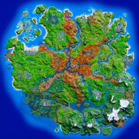 Carte des télescopes Fortnite