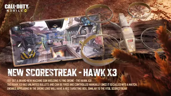 COD Mobile Saison 4 Comment obtenir Hawk x3 Scorestreak gratuit