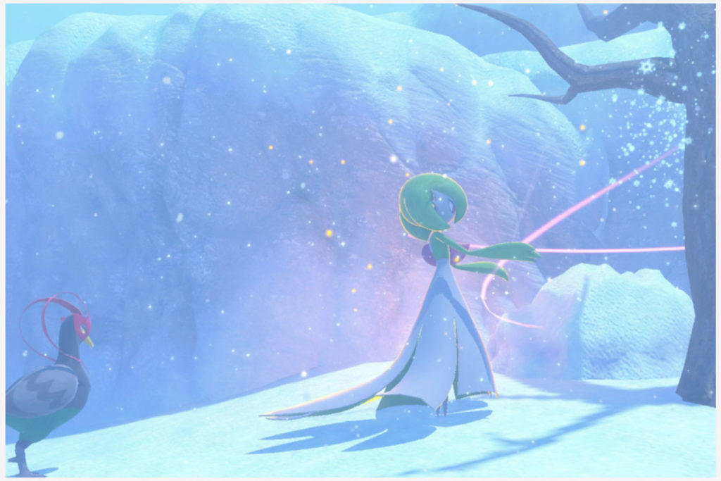 Nouveau Pokemon Snap: Winter Wonders Request et guide Gardevoir 4 étoiles