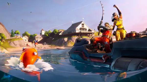 Détails du gameplay des bonus Fortnite Wild Weeks Fish Fiesta