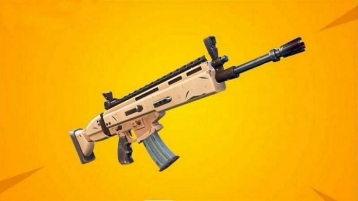 Fusil d'assaut Fortnite Golden Scar: Comment obtenir le nouvel exotique et les nouvelles statistiques
