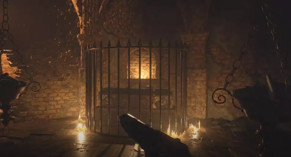 Resident Evil 8 Village: casse-tête de la salle du cercueil verrouillé du donjon du château Dimitrescu