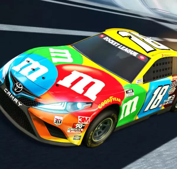 pack de fans de la ligue des roquettes nascar m & m