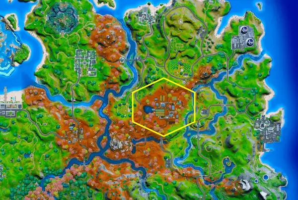 Emplacements des crop circles Fortnite comment placer des signes d'avertissement préfigurant la quête