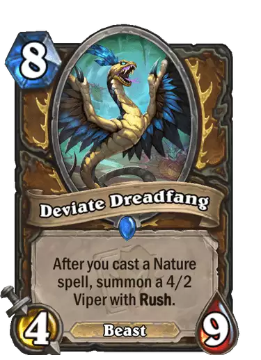 Hearthstone Déviation Croc-d'effroi