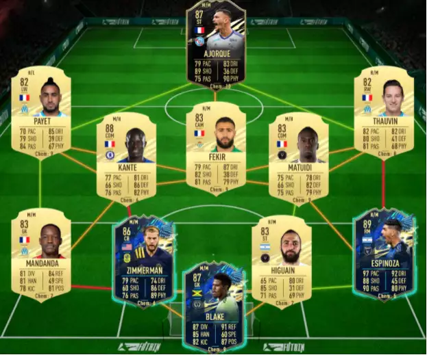 Kevin Volland TOTS SBC - solutions les moins chères