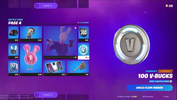 Fortnite Chapter 2 Saison 7 Battle Pass invasion tous les skins cosmétiques bataille étoiles récompenses déverrouille la date de fin du prix