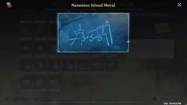 murale de l'île sans nom