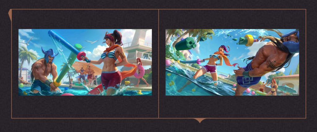 Legends of Runeterra 2.10.0 mise à jour Pool Party Champion Skins Boards Dos de cartes Bundle