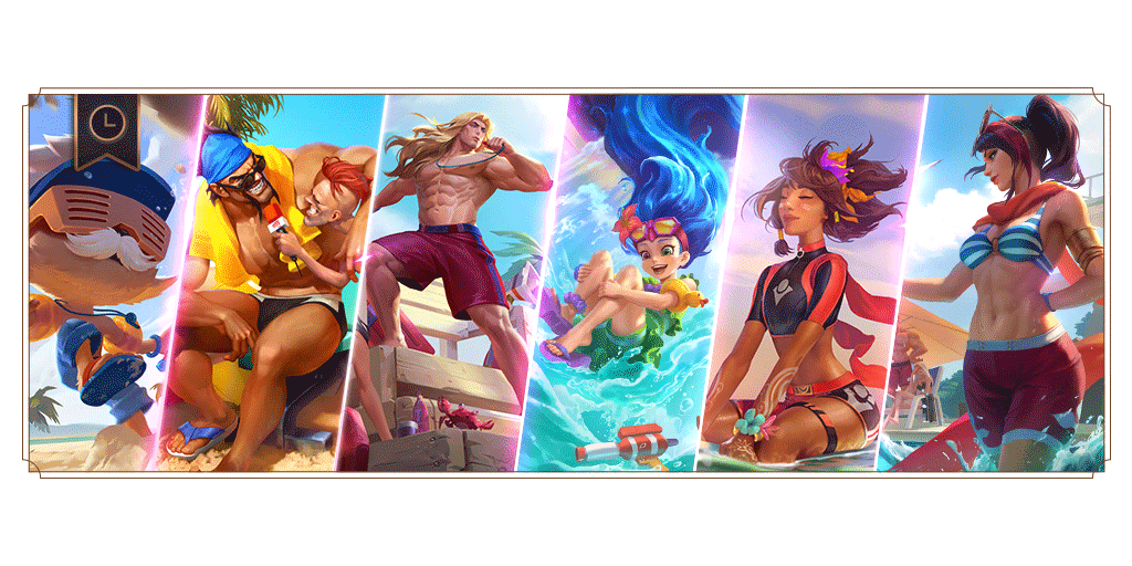 Legends of Runeterra 2.10.0 mise à jour Pool Party Champion Skins Boards Dos de cartes Bundle