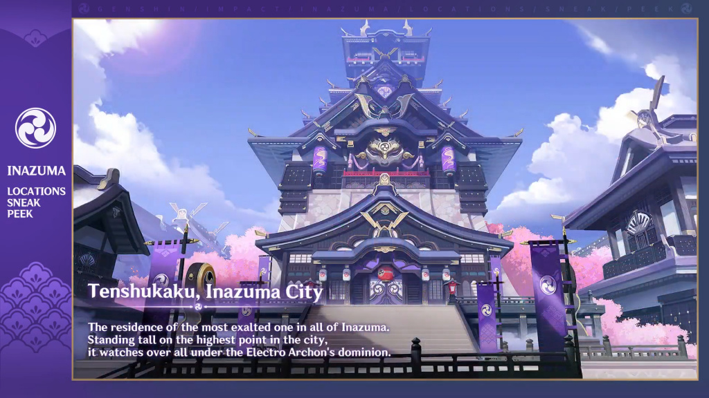 Genshin Impact 1.7 aperçu Inazuma City