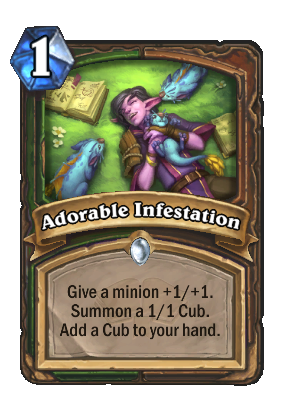 meilleures cartes Hearthstone dans Adorable Infestation standard