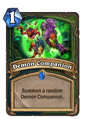 meilleures cartes Hearthstone dans Standard Demon Companion