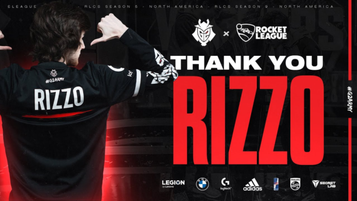 Rizzo quitte G2 Esports après avoir pris sa retraite de la Rocket League
