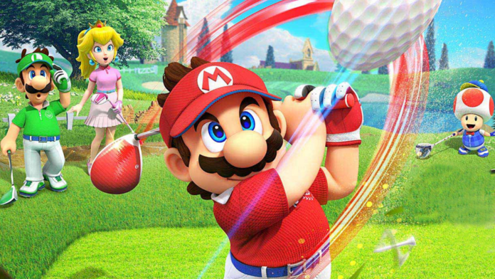 Comment courber votre coup dans Mario Golf: Super Rush
