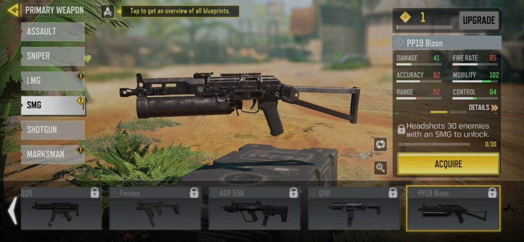 COD Mobile Saison 5 Modifications de l'équilibre des armes PP19 Bizon